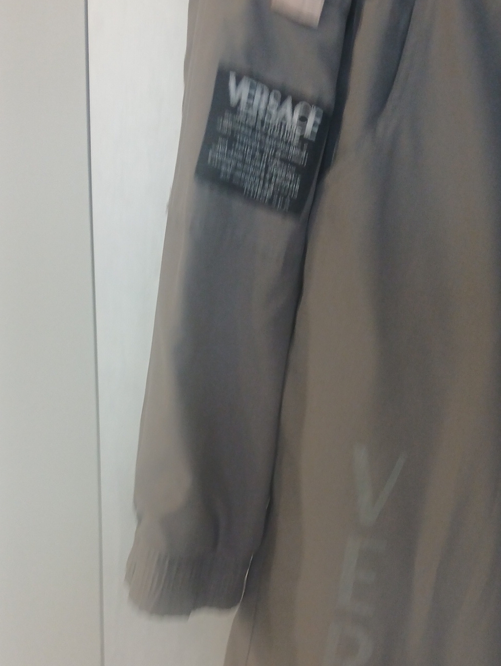 Versace Men's Windbreaker Jacket and Cargo Pants Set - Gray - Picture 10 of 16